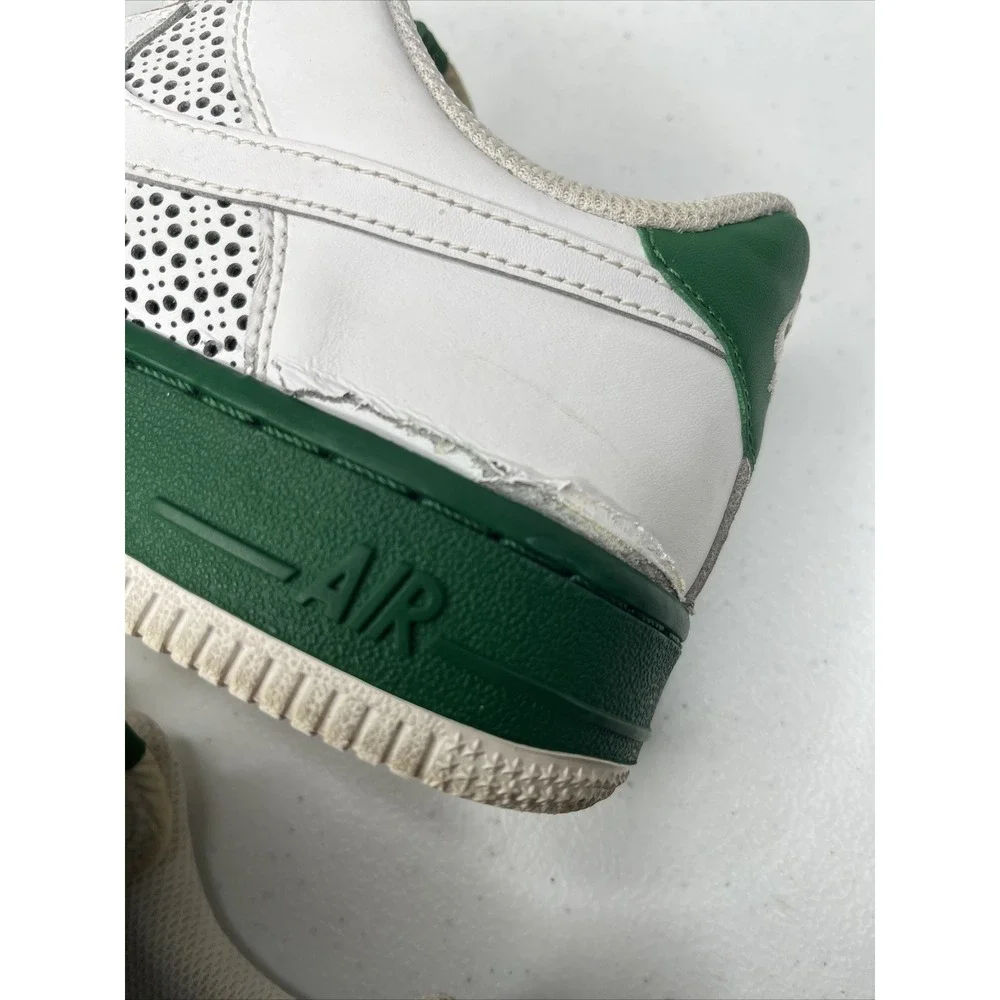 Nike Air Force 1 Low Sneaker Shoes GS 314192-996 White Pine Green‎ Youth Sz 5Y